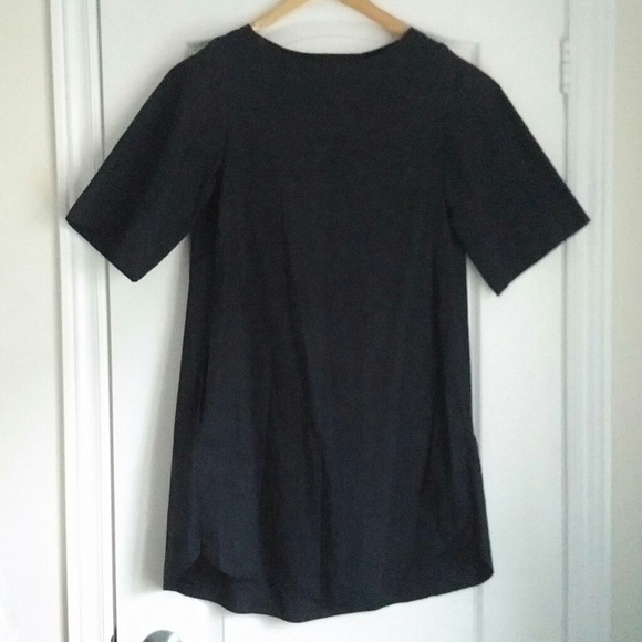 COS Dresses & Skirts - COS - soft cotton navy blue shirt dress